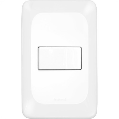 Conjunto Pial Pop 4X2 Branco Com Placa (1Simples) Lgx010