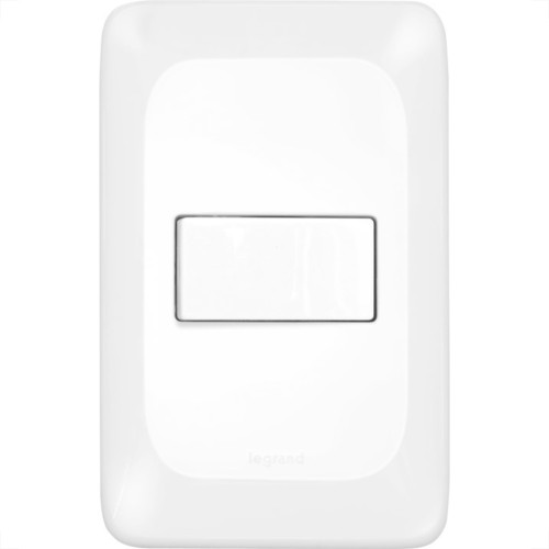 Conjunto Pial Pop 4X2 Branco Com Placa (1Campainha) Lgx040