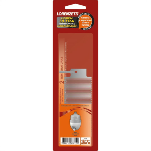 Resistencia Lorenzetti Aquecedor Maxi Ultra 127V 4600W 765C Resistencia Lorenzetti Aquecedor Maxi Ultra 127V 4600W 765C