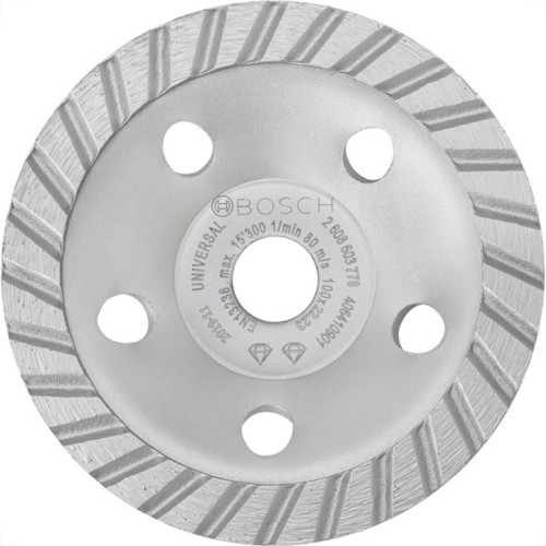 Prato Diamantado Acabamento Concreto Bosch 100X22,23Mm  Prato Diamantado Acabamento Concreto Bosch 100X22,23Mm