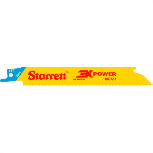 Lamina Serra Sabre Starrett 150Mm/6'' Bi-Metal 2 Pecas 18 Dentes B618-2 Lamina Serra Sabre Starrett 150Mm/6'' Bi-Metal 2 Pecas 18 Dentes B618-2