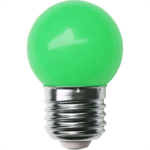 Lampada Led Bolinha Galaxy E27 1.5Wx220V Verde 1215 . / Kit C/ 10