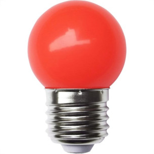 Lampada Led Bolinha Galaxy E27 1.5Wx220V Vermelho 1217 . / Kit C/ 10