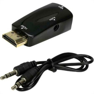 Conversor De Video - Hdmi Para Vga - Saida R/L - ( Plug )   075-0822