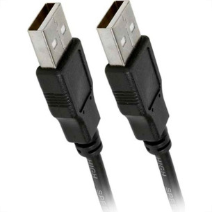 Cabo Usb 2.0 - Usb A Macho + Usb A Macho 2.0 - 1.80M - Preto   018-3276