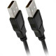 Cabo Usb 2.0 - Usb A Macho + Usb A Macho 2.0 - 1.80M - Preto 018-3276 Cabo Usb 2.0 - Usb A Macho + Usb A Macho 2.0 - 1.80M - Preto 018-3276