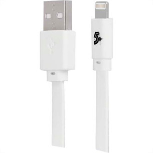 Cabo Lightning Mobile + Usb A Macho - 5Gb Flat - 1.20M - Branco   018-0031