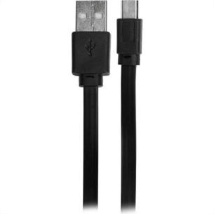 Cabo Tipo C Mobile - Tipo C + Usb A Macho - 5Gb - 1.20M - Preto   018-0038