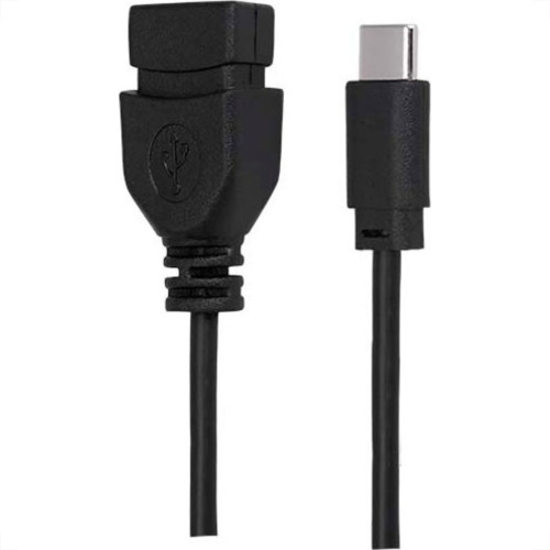 Cabo Tipo C Mobile - Tipo C + Usb A Femea - 17Cm - Preto 018-0114 Cabo Tipo C Mobile - Tipo C + Usb A Femea - 17Cm - Preto 018-0114