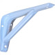 Suporte Prateleira Fercar Com Reforco Branca 04 X 06 29 - Kit C/24 Suporte Prateleira Fercar Com Reforco Branca 04 X 06 29 - Kit C/24