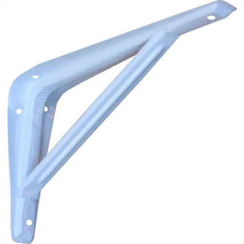 Suporte Prateleira Fercar Com Reforco Branca 06 X 08 31 - Kit C/24 Suporte Prateleira Fercar Com Reforco Branca 06 X 08 31 - Kit C/24