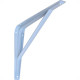 Suporte Prateleira Fercar Com Reforco Branca 12 X 14 34 - Kit C/24 Suporte Prateleira Fercar Com Reforco Branca 12 X 14 34 - Kit C/24