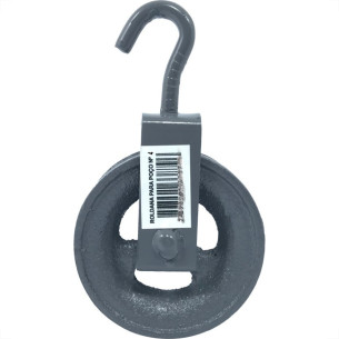 Roldana Para Poco Tekfund 04Cm Capacidade 15Kg ''Gancho'' 20 Roldana Para Poco Tekfund 04Cm Capacidade 15Kg ''Gancho'' 20