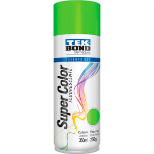 Tinta Spray Tekbond Verde Fluorescente 350Ml  Tinta Spray Tekbond Verde Fluorescente 350Ml