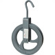 Roldana Para Poco Tekfund 14Cm Capacidade 120Kg ''Gancho'' 25 Roldana Para Poco Tekfund 14Cm Capacidade 120Kg ''Gancho'' 25