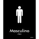 Placa Sinalizacao Poliestireno 15X18 ''Masculino (Portugues/Ingles)'' Blk02 Placa Sinalizacao Poliestireno 15X18 ''Masculino (Portugues/Ingles)'' Blk02
