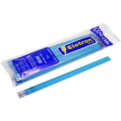 Eletrodo Eletron Ac 6013 Azul 3,25Mm Pacote 1Kg - Kit C/2 Eletrodo Eletron Ac 6013 Azul 3,25Mm Pacote 1Kg - Kit C/2