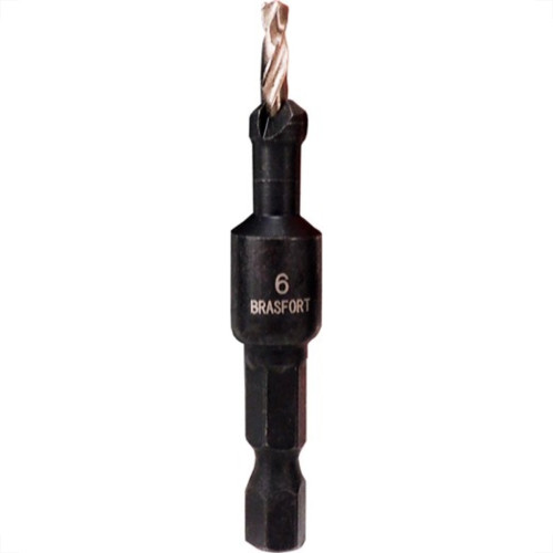 Broca Escariadora Brasfort Para Madeira 6Mm 7966 Broca Escariadora Brasfort Para Madeira 6Mm 7966