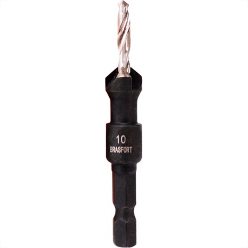 Broca Escariadora Brasfort Para Madeira 10Mm 7968 Broca Escariadora Brasfort Para Madeira 10Mm 7968
