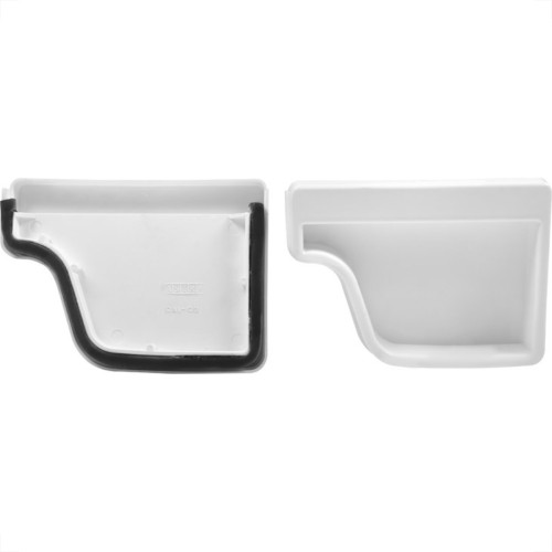 Cabeceira Para Calha Astra Branca 27X122Mm Par Cal/Cab Cabeceira Para Calha Astra Branca 27X122Mm Par Cal/Cab