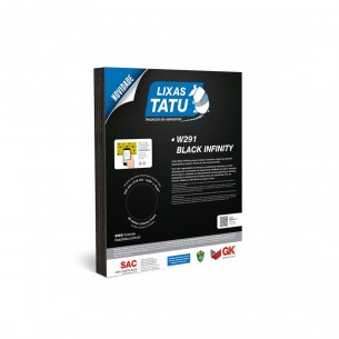 Lixa Black Infinity Tatu  36 Agua/Ferro/Massa  W29100360025 . / Kit C/ 25