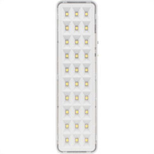 Luminaria Emergencia Segurimax 30 Led Super Slim Automatica 36004