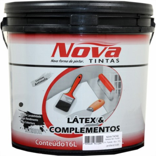Selador Acrilico Novatintas 16L Branco Balde  Selador Acrilico Novatintas 16L Branco Balde