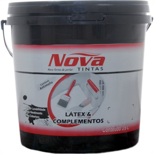 Selador Acrilico Novatintas 3,6L Branco Galao  Selador Acrilico Novatintas 3,6L Branco Galao