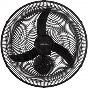 Ventilador Parede Ventisol 50Cm Preto Grade Plastico 220V 130W 14062