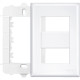 Placa Fame Evidence 4X2 Branca (2Modulo) Com Suporte 