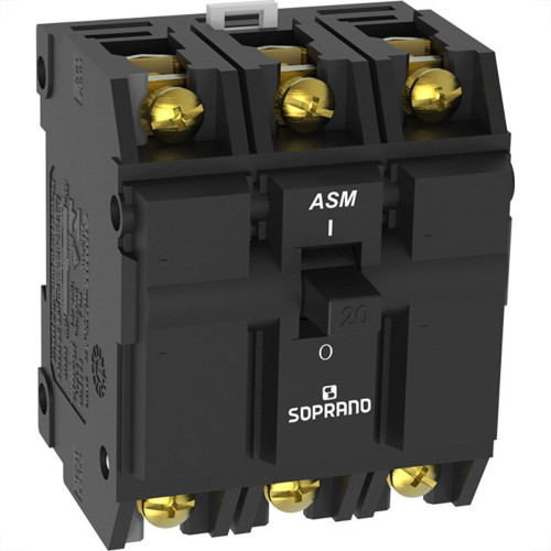 Disjuntor Soprano Tripolar 90A Asm3-B 05001.5090.31 Disjuntor Soprano Tripolar 90A Asm3-B 05001.5090.31