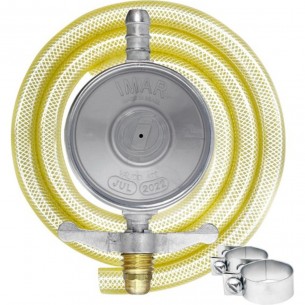 Regulador Gas Imar Com Tampa Abs Com Mangueira 1,25Cm 1Kg 
