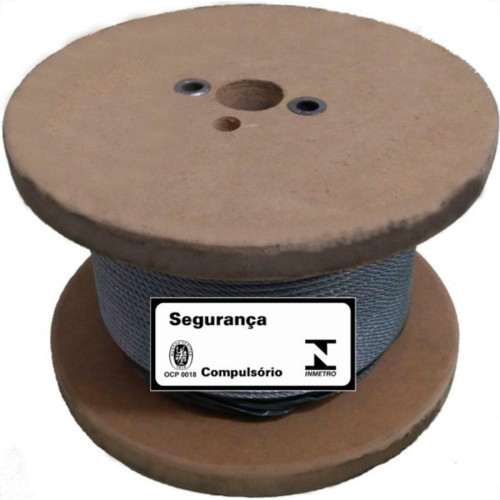 Cabo Aco Lobo 6X 7 8,00Mm 5/16 50M 4009 Cabo Aco Lobo 6X 7 8,00Mm 5/16 50M 4009
