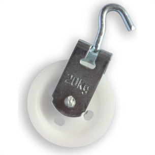 Roldana Plastico Crafer 06Cm Com Gancho 503.03.0007