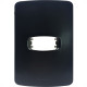 Placa Alumbra Gracia 4X2 Preta (1 Modulo) 85691 Placa Alumbra Gracia 4X2 Preta (1 Modulo) 85691