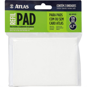 Refil Pad Pintura Recorte Atlas 2 Pecas At751/35