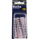 Cartela Bucha Fixacao Brasfort 10 Cartela Com 05 Pecas 7662 Cartela Bucha Fixacao Brasfort 10 Cartela Com 05 Pecas 7662