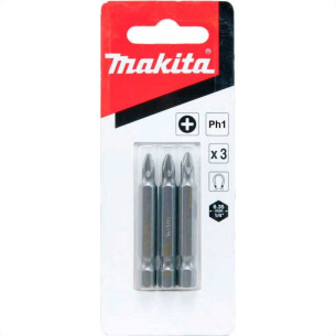 Ponteira Makita Bits Phillips Ph1 X 50Mm Com 3 Pecas  B-25214