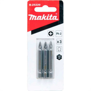 Ponteira Makita Bits Phillips Ph2 X 50Mm Com 3 Pecas  B-25220