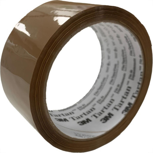 Fita Embalagem 3M Marrom 48 X 50 Hb004723407 - Kit C/4