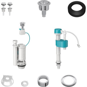 Mecanismo Acoplado Deca Acionamento Duplo Com Kit 1100Si6001