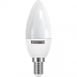 Lampada Led Vela Taschibra 3W 2700K Leitosa Tvl25 11080584