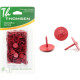 Percevejo Thomsen Vermelho Cartela Com 50 Pecas Pc-021 Percevejo Thomsen Vermelho Cartela Com 50 Pecas Pc-021