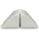 Calco Para Telha Lux Onda Alta 2 Furos Branco Com 25 Pecas 8262 Calco Para Telha Lux Onda Alta 2 Furos Branco Com 25 Pecas 8262