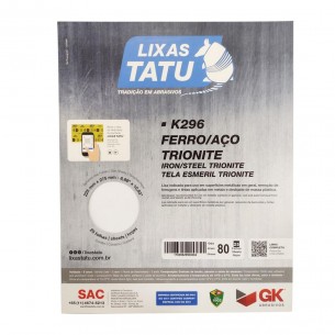 Lixa Ferro Tatu  80 Trionite  K29600800025 . / Kit C/ 25