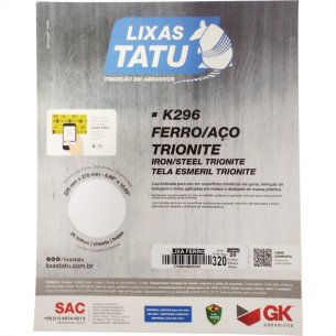 Lixa Ferro Tatu 320 Trionite K29603200025 - Kit C/25 