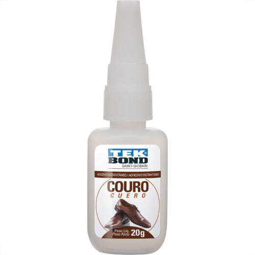 Cola Instantanea Tekbond Antientupimento 20G Couro Cola Instantanea Tekbond Antientupimento 20G Couro