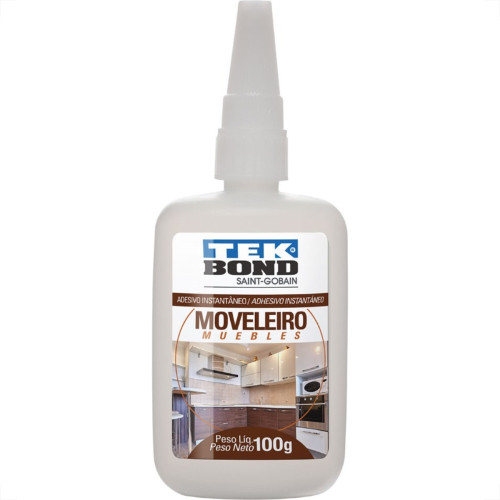 Cola Instantanea Tekbond Antientupimento Moveleiro 100G Cola Instantanea Tekbond Antientupimento Moveleiro 100G