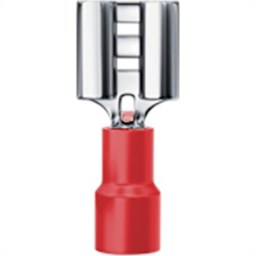 Pre-Isolado Sforplast Femea 0,5/1,5 Vermelho 100pcs 4771