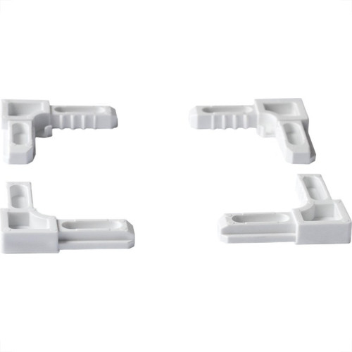 Acessorio Canto Para Perfil Tela Mosquiteira Decal 009 Branco Kit Com 4 Pecas Kit-009-Bco Acessorio Canto Para Perfil Tela Mosquiteira Decal 009 Branco Kit Com 4 Pecas Kit-009-Bco